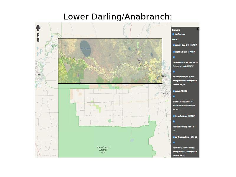  Lower Darling/Anabranch: 