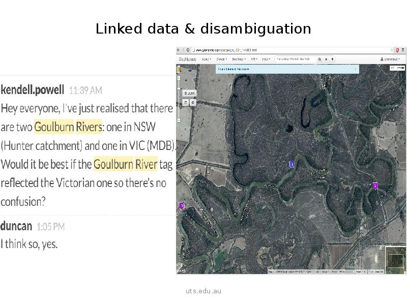  Linked data & disambiguation 