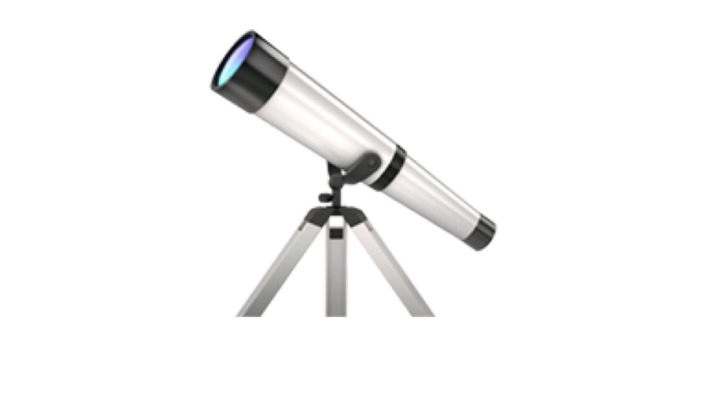  Telescope emoji