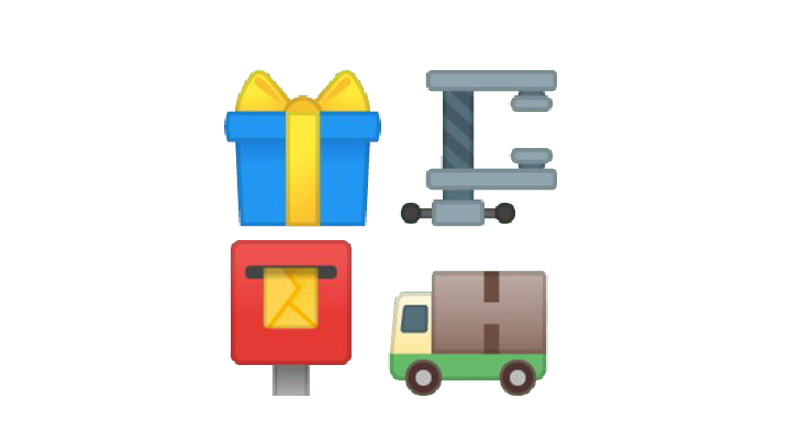 
 🎁🗜️
📮🚚
<p>